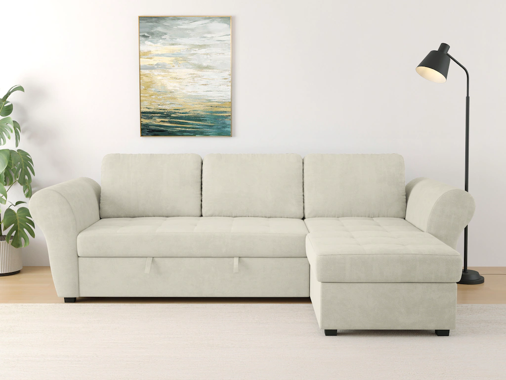 Trends by HG Ecksofa "LASSE, L-Form", (2 St.), inkl. Schlaffunktion & Bettk günstig online kaufen