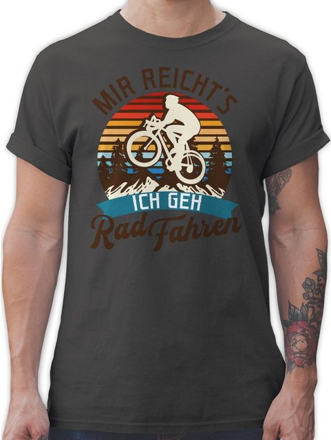 Shirtracer T-Shirt Mir reicht's ich geh Rad fahren - Mountainbike Geschenk günstig online kaufen