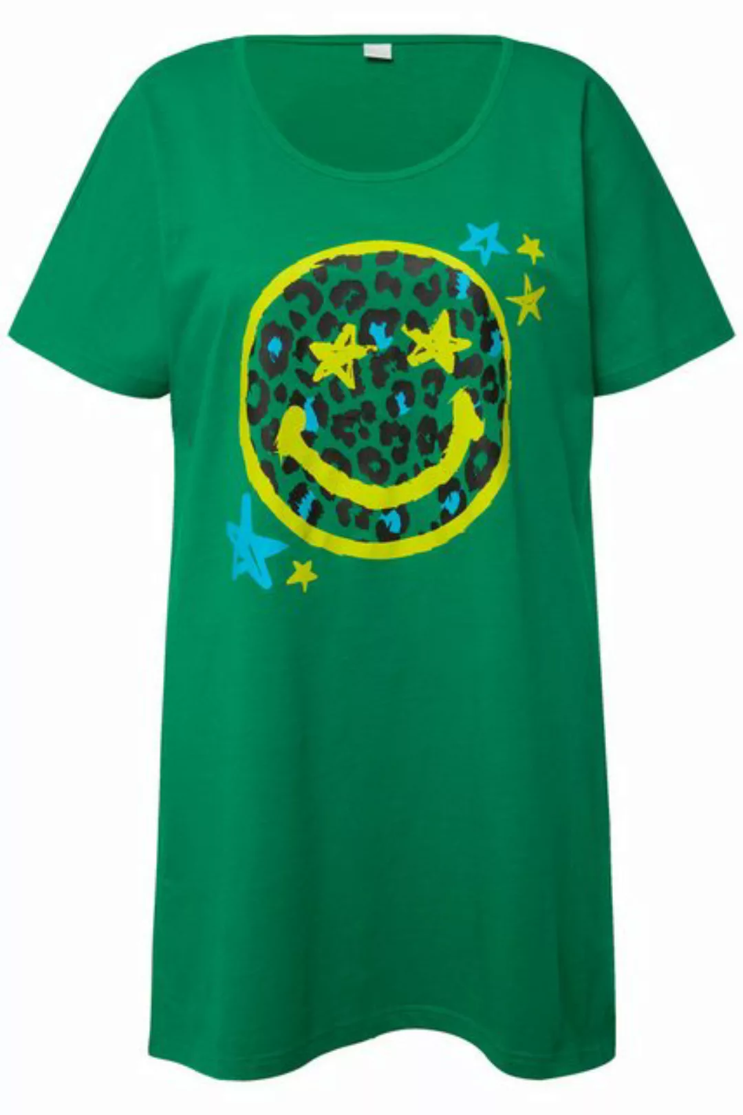 Angel of Style Rundhalsshirt T-Shirt oversized Smiley Rundhals Halbarm günstig online kaufen