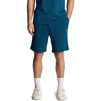 Lyle & Scott  Hosen Apres Marineblaue Fleece-Shorts günstig online kaufen