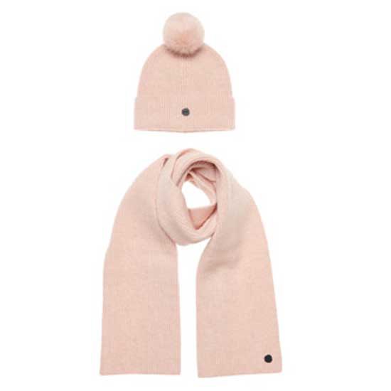 Superdry Studios Luxe Mütze+schal One Size Soft Pink günstig online kaufen