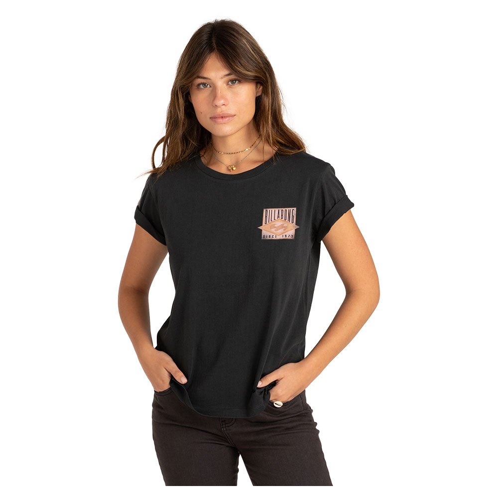 Billabong Diamond Legacy Kurzärmeliges T-shirt L Off Black günstig online kaufen