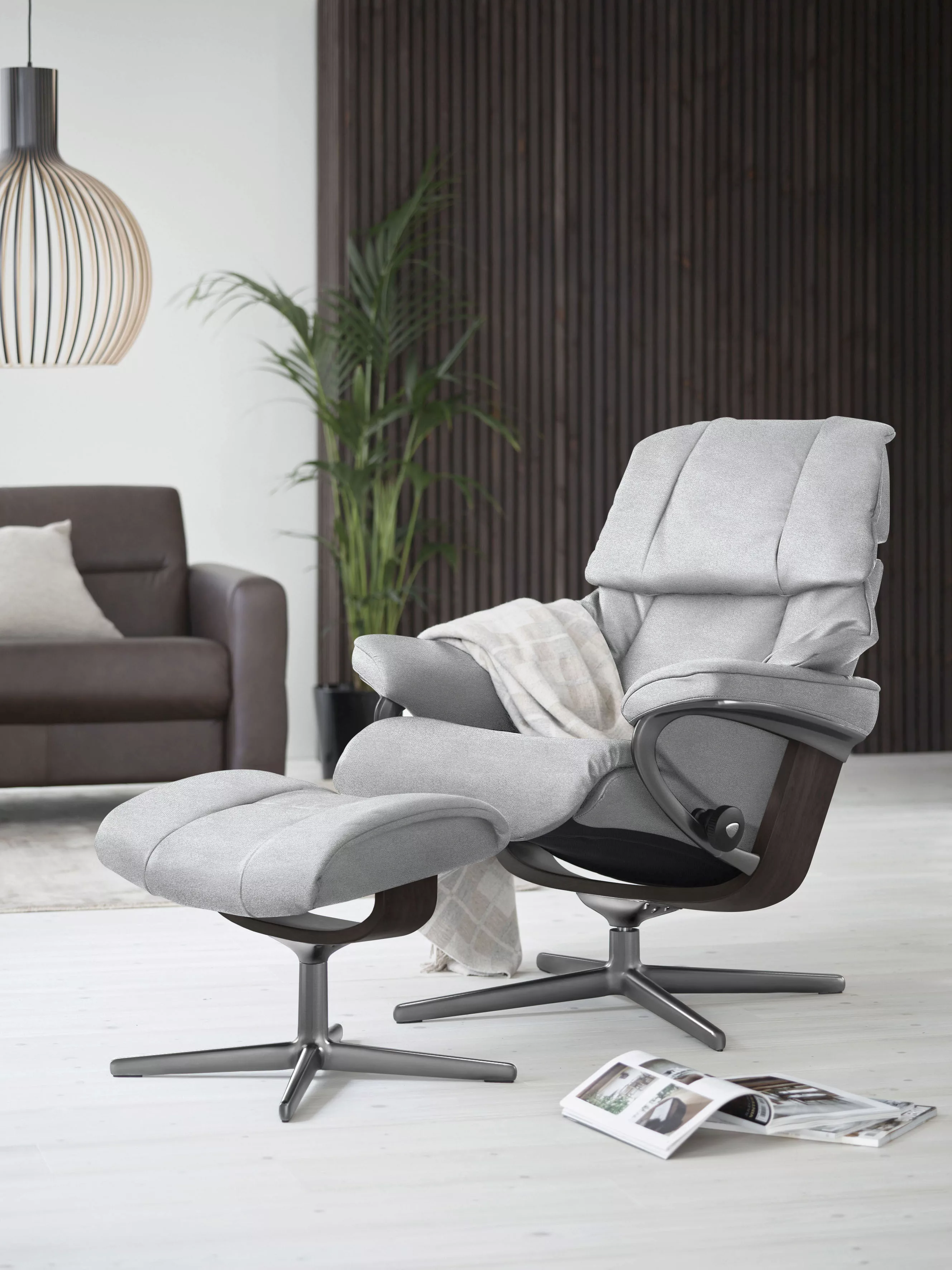 Stressless Fußhocker "Reno", mit Cross Base, Größe S, M & L, Holzakzent Wen günstig online kaufen