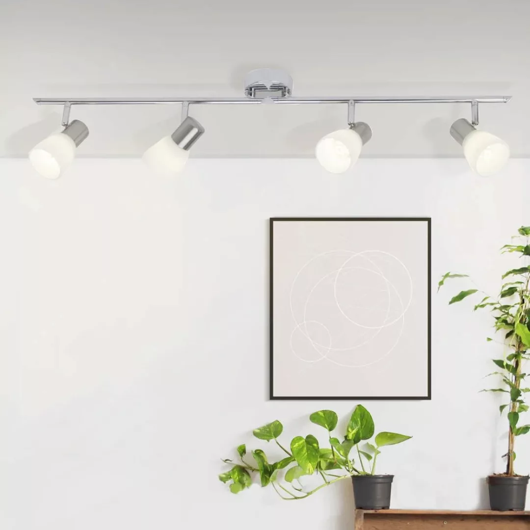 Brilliant LED-Spotbalken Lea 2-flammig Chrom und Weiß günstig online kaufen