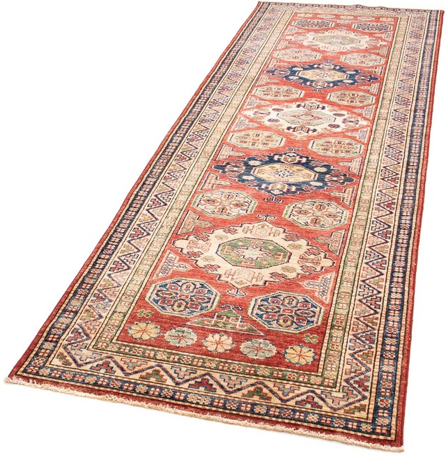 morgenland Orientteppich »Ziegler - Kazak - 246 x 83 cm - rot«, rechteckig, günstig online kaufen
