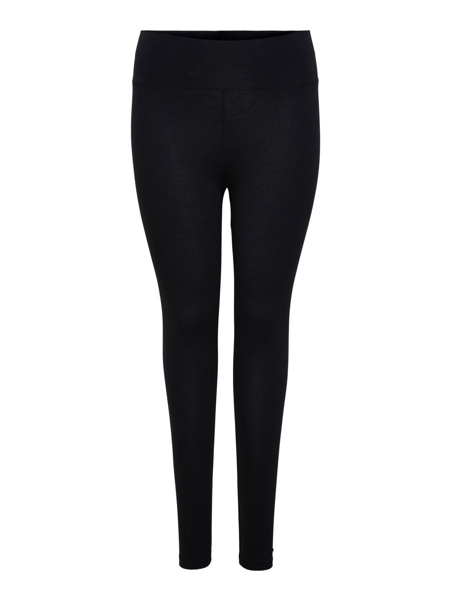 ONLY Einfarbige Curvy- Leggings Damen Schwarz günstig online kaufen