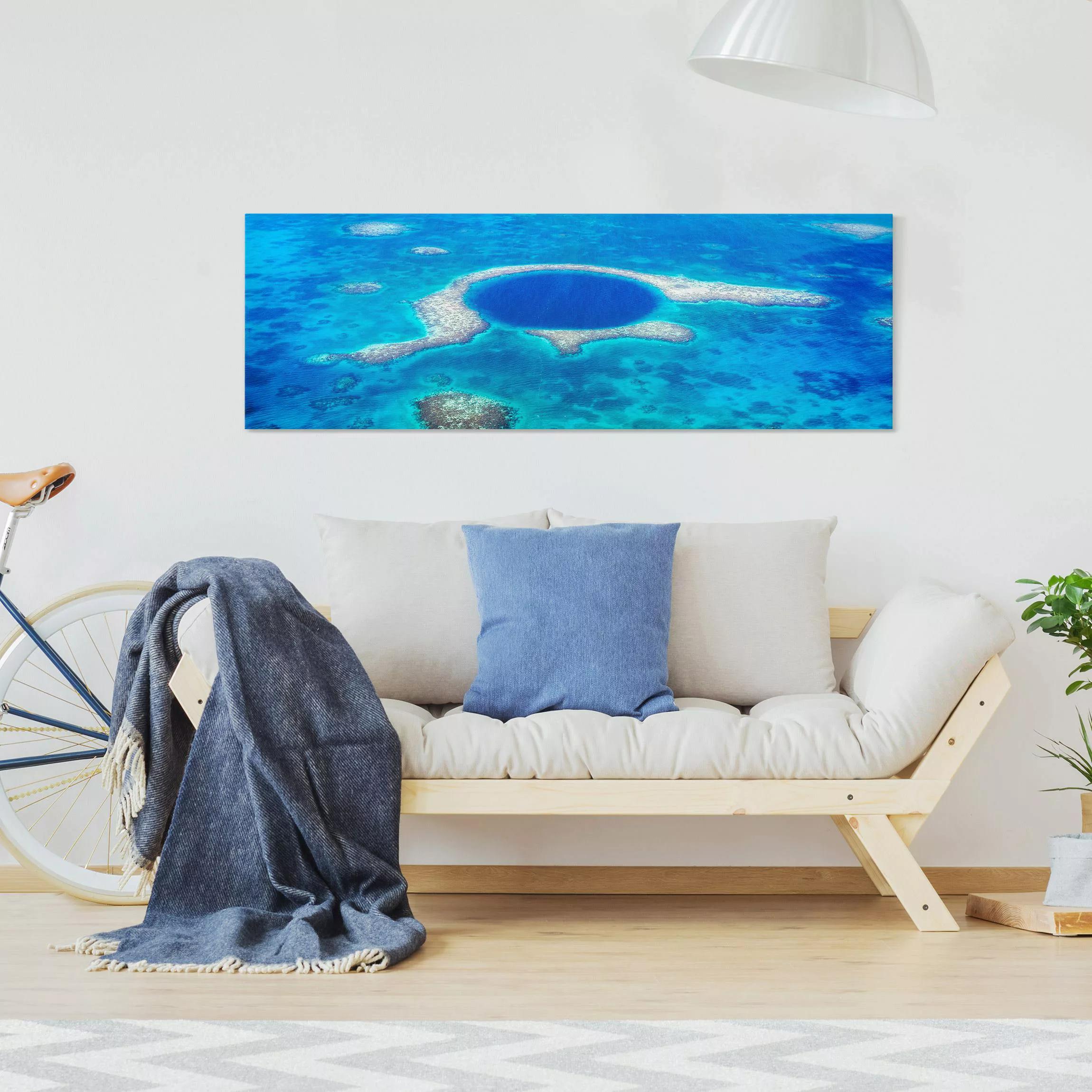 Leinwandbild Leuchtturmriff von Belize günstig online kaufen