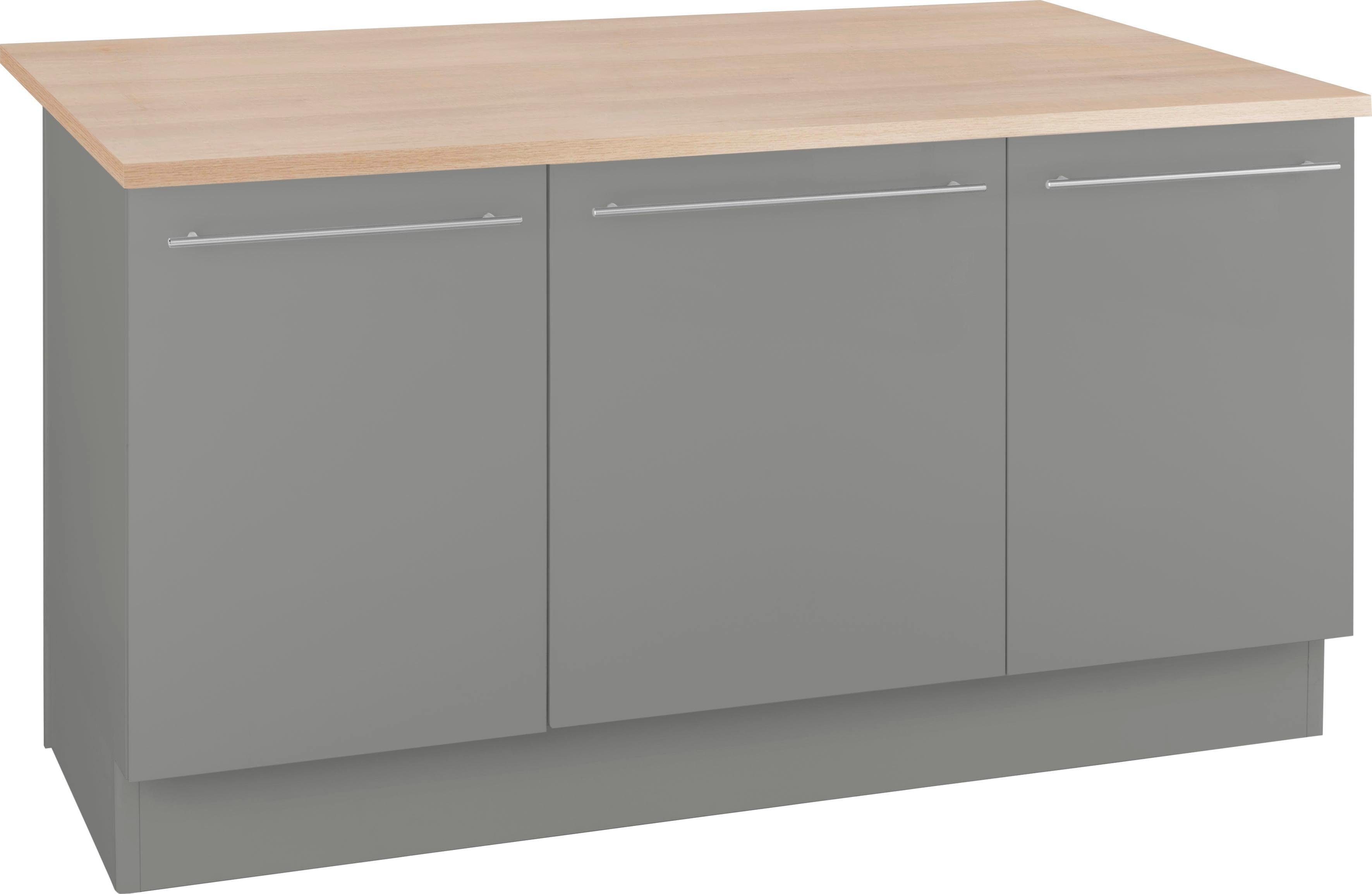 OPTIFIT Kochinsel "Bern", mit durchgehender Arbeitsplatte als Theke günstig online kaufen