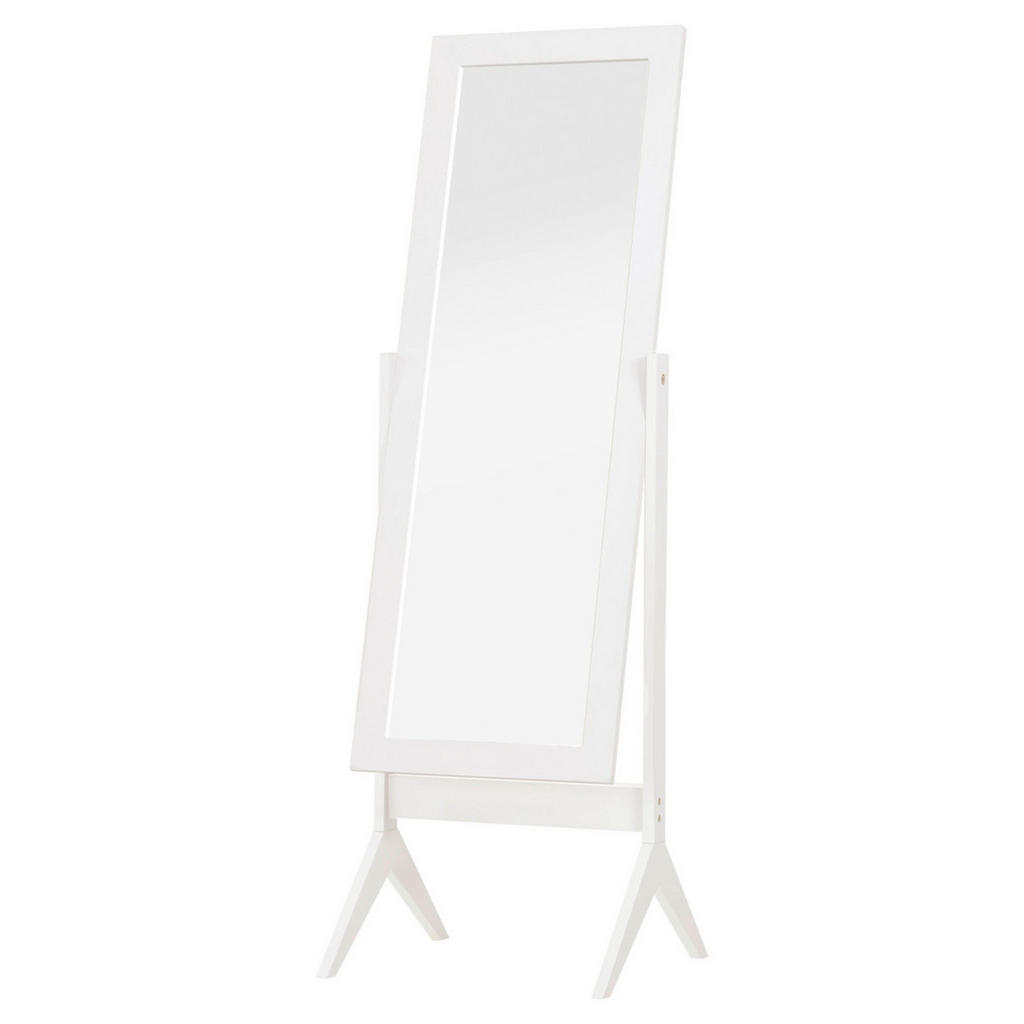 Standspiegel 831-268WT weiß MDF B/H/T: ca. 47x148x46 cm günstig online kaufen