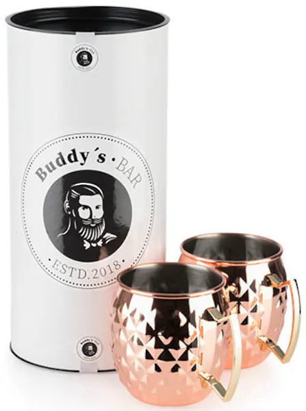 Buddy's Cocktailglas, (Set, 2 tlg.), Edelstahl, 500 ml günstig online kaufen