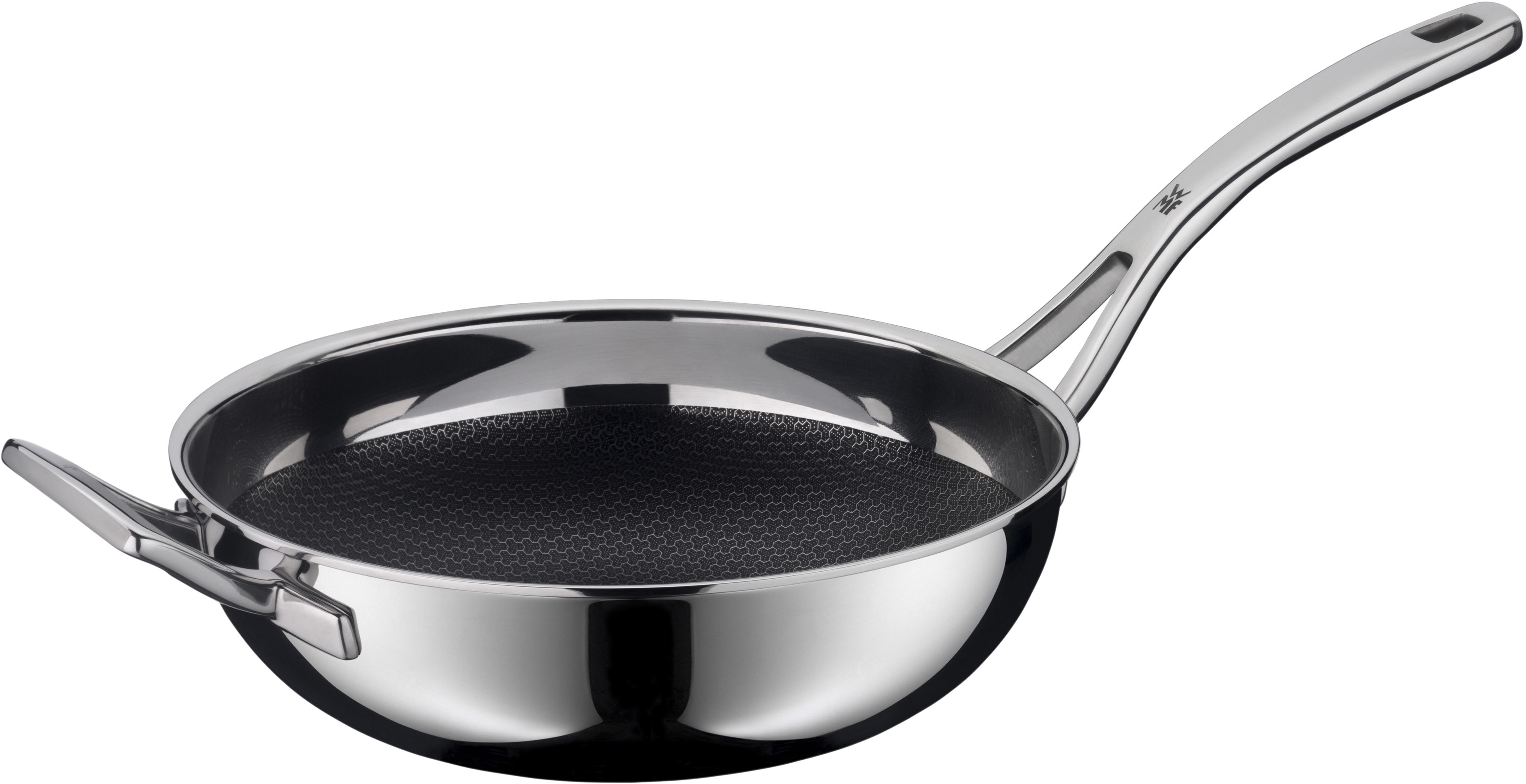 WMF Wok »Profi Resist«, Cromargan®Edelstahl, (1 tlg.), 28 cm, kratzfest, An günstig online kaufen