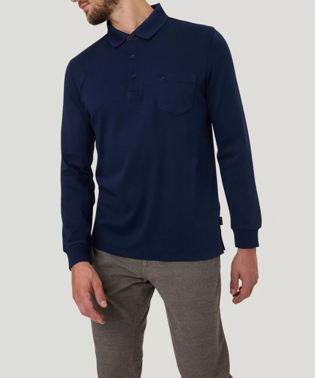 Pierre Cardin Langarm-Poloshirt 1/1 PoloKN günstig online kaufen