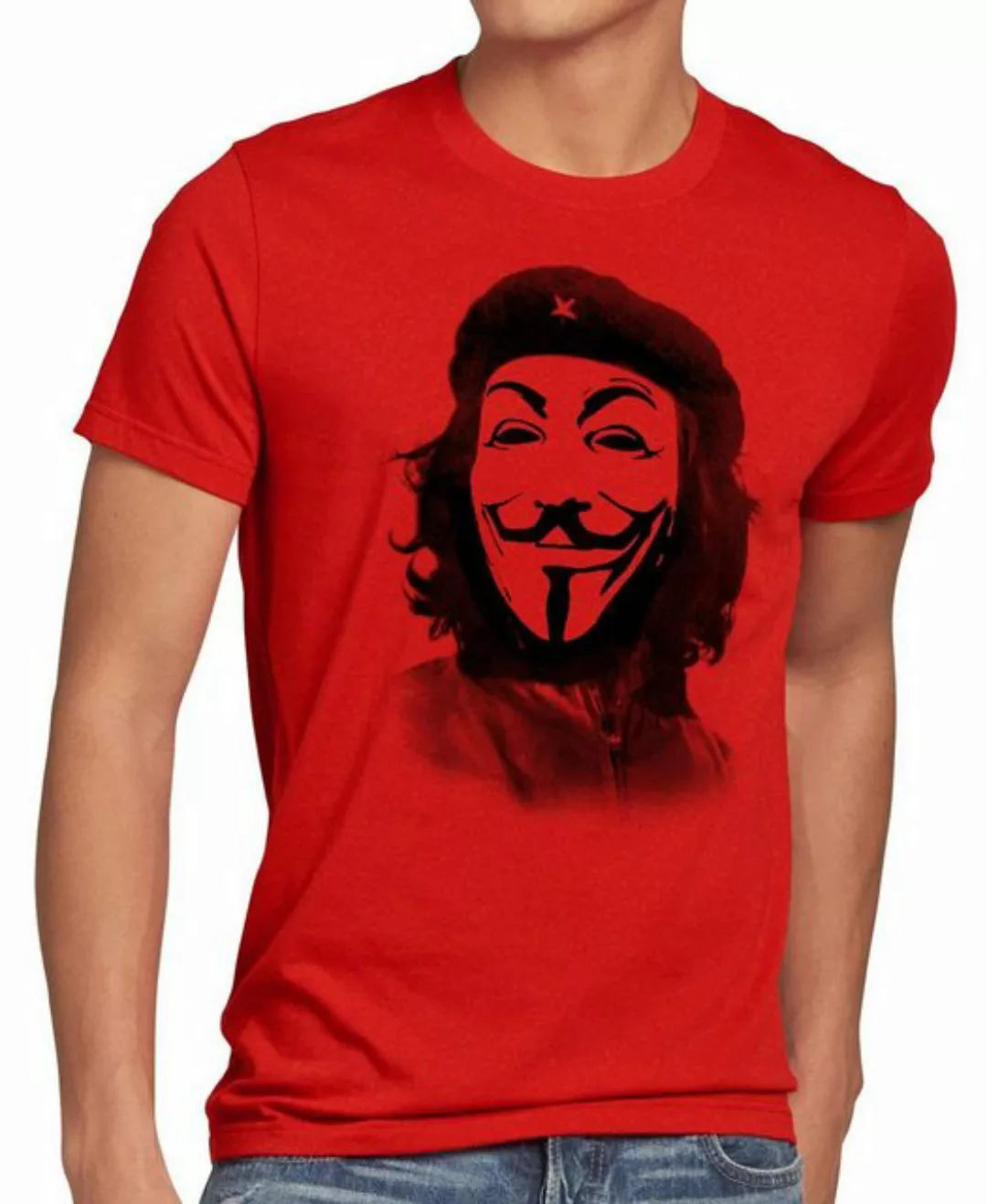 style3 T-Shirt Anonymous Che Guevara guy fawkes occupy maske guy fawkes hac günstig online kaufen