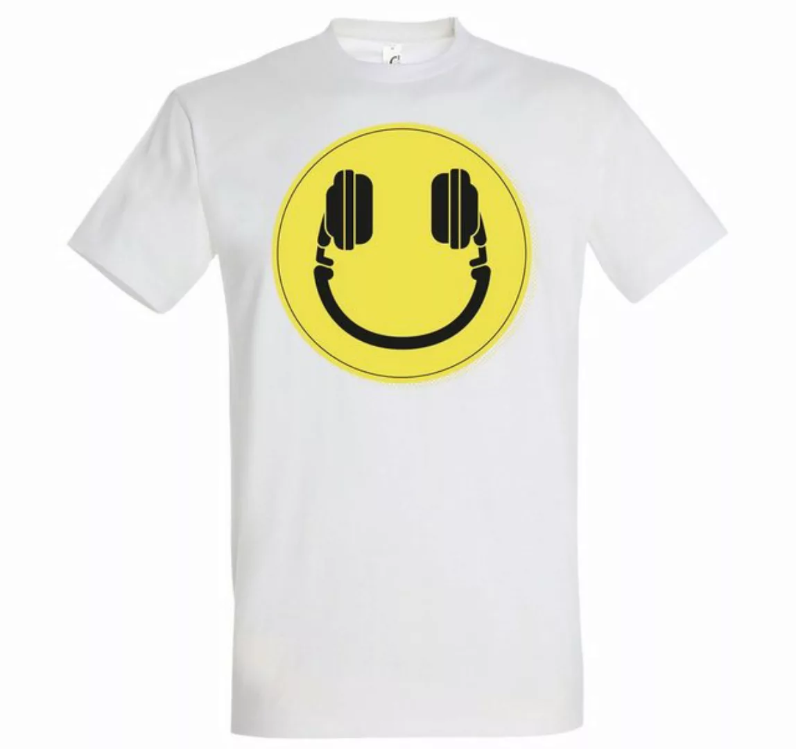 Youth Designz T-Shirt Smile DJ Headset Herren T-Shirt mit lustigem Smiley F günstig online kaufen