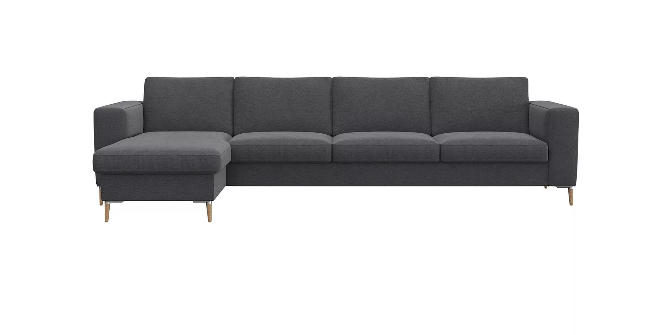 FLEXLUX Ecksofa »Fiore, super Sitzkomfort durch Kaltschaum im Sitz, L-Form« günstig online kaufen