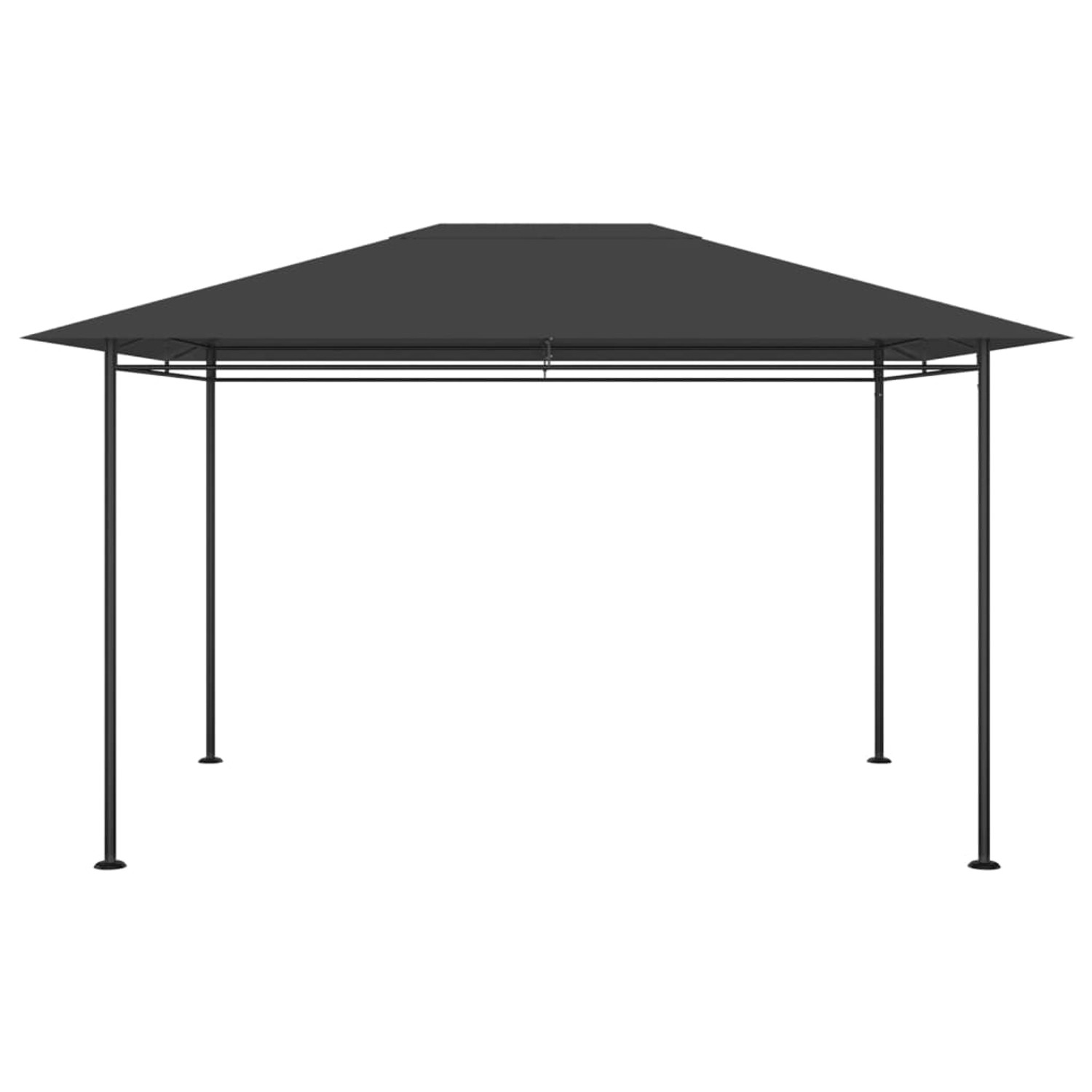 Pavillon 4x3x2,7 M Anthrazit 180 G/m² günstig online kaufen