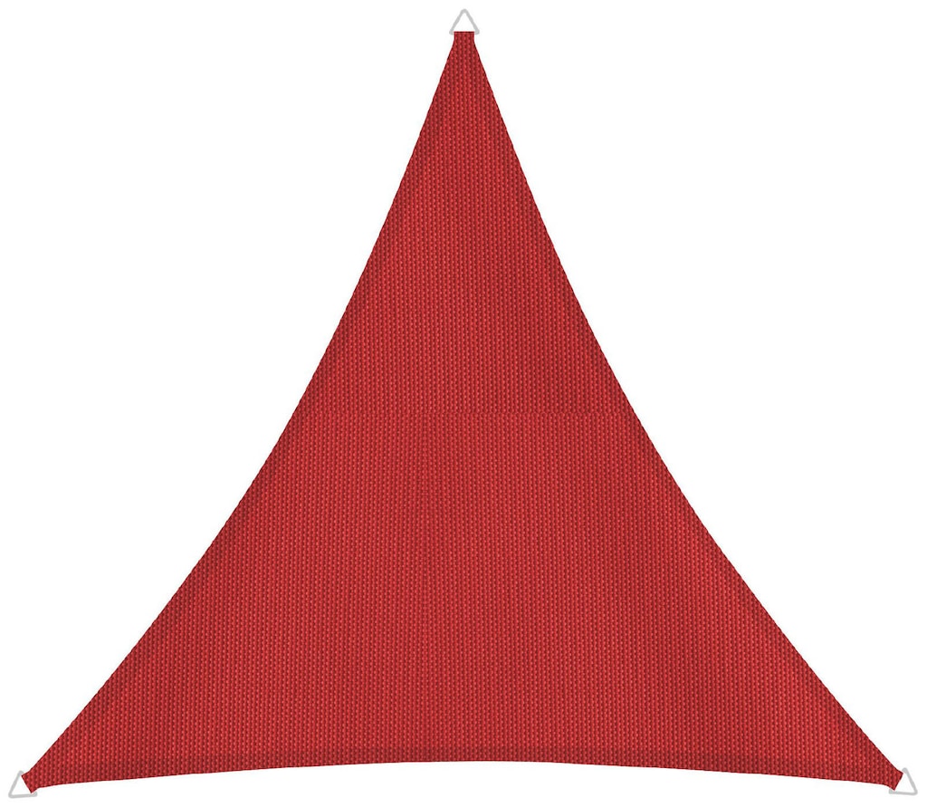 Windhager Sonnensegel "Capri Dreieck", 4x4x4m, rot günstig online kaufen