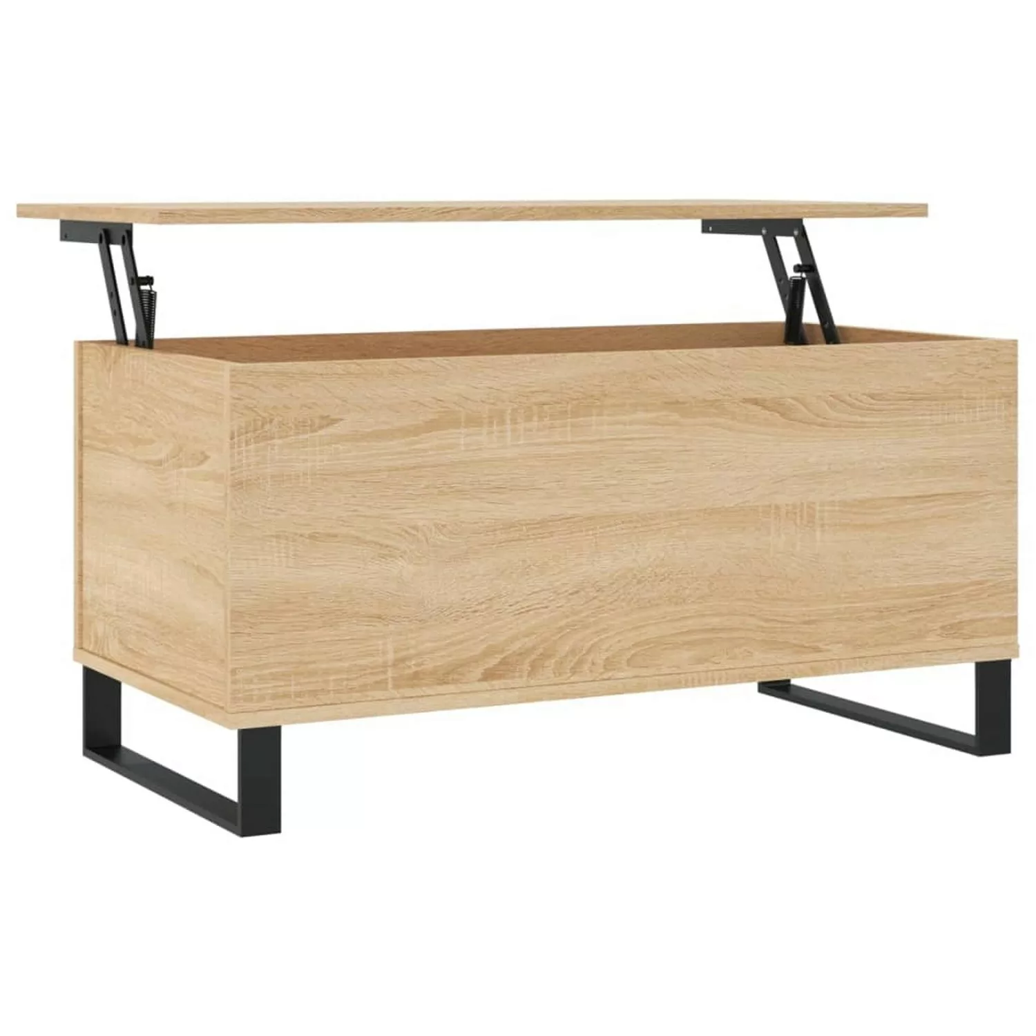 vidaXL Couchtisch Sonoma-Eiche 90x44,5x45 cm Holzwerkstoff Modell 2 günstig online kaufen