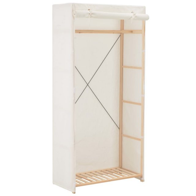 vidaXL Kleiderschrank Kleiderschrank Stoffschrank Weiß 79 x 40 x 170 cm Sto günstig online kaufen