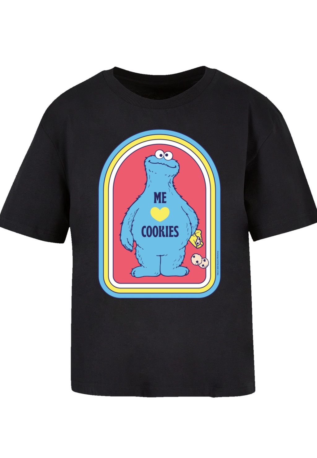 F4NT4STIC T-Shirt "Sesamstraße Cookie Monster Me", Premium Qualität, Weihna günstig online kaufen