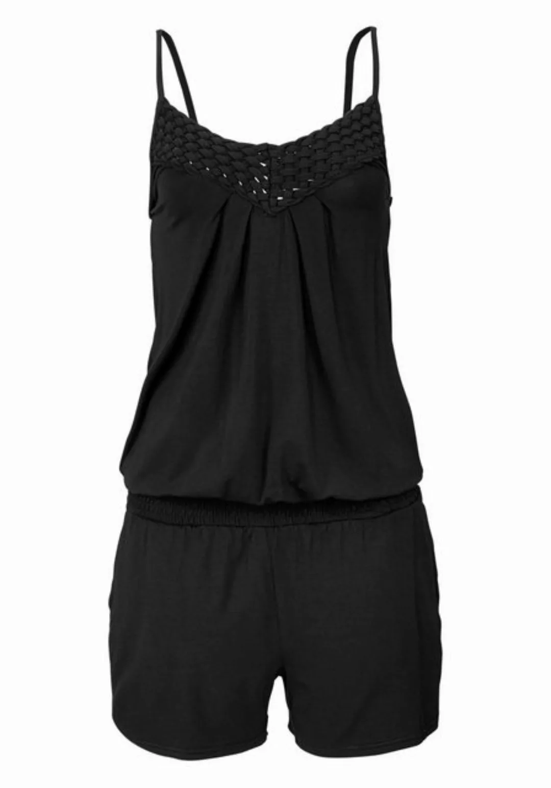 LASCANA Overall, mit Flechtdetail, sommerlicher Jumpsuit mit Taschen günstig online kaufen