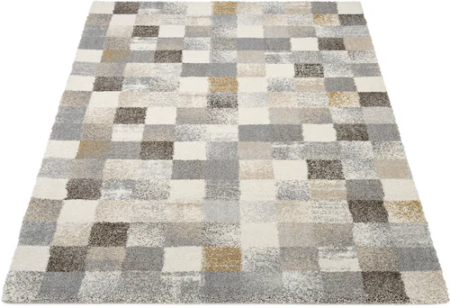 OCI DIE TEPPICHMARKE Teppich »NEW VILLA SQUARES«, quadratisch, 20 mm Höhe, günstig online kaufen