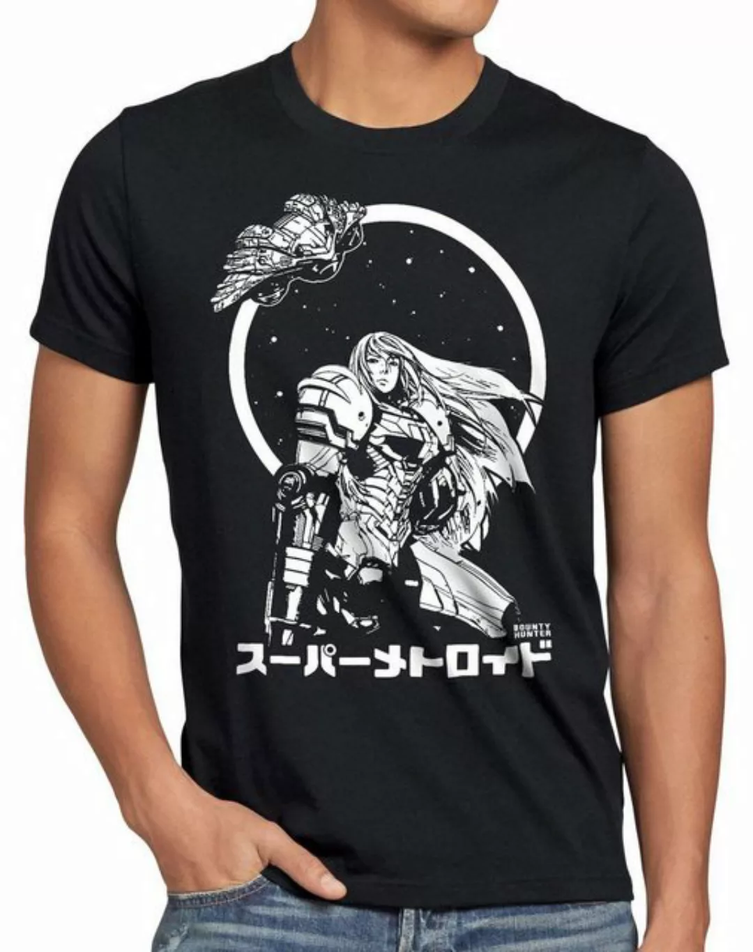 style3 T-Shirt Samus Return metroid nerd gamer nes snes nintendo geek switc günstig online kaufen