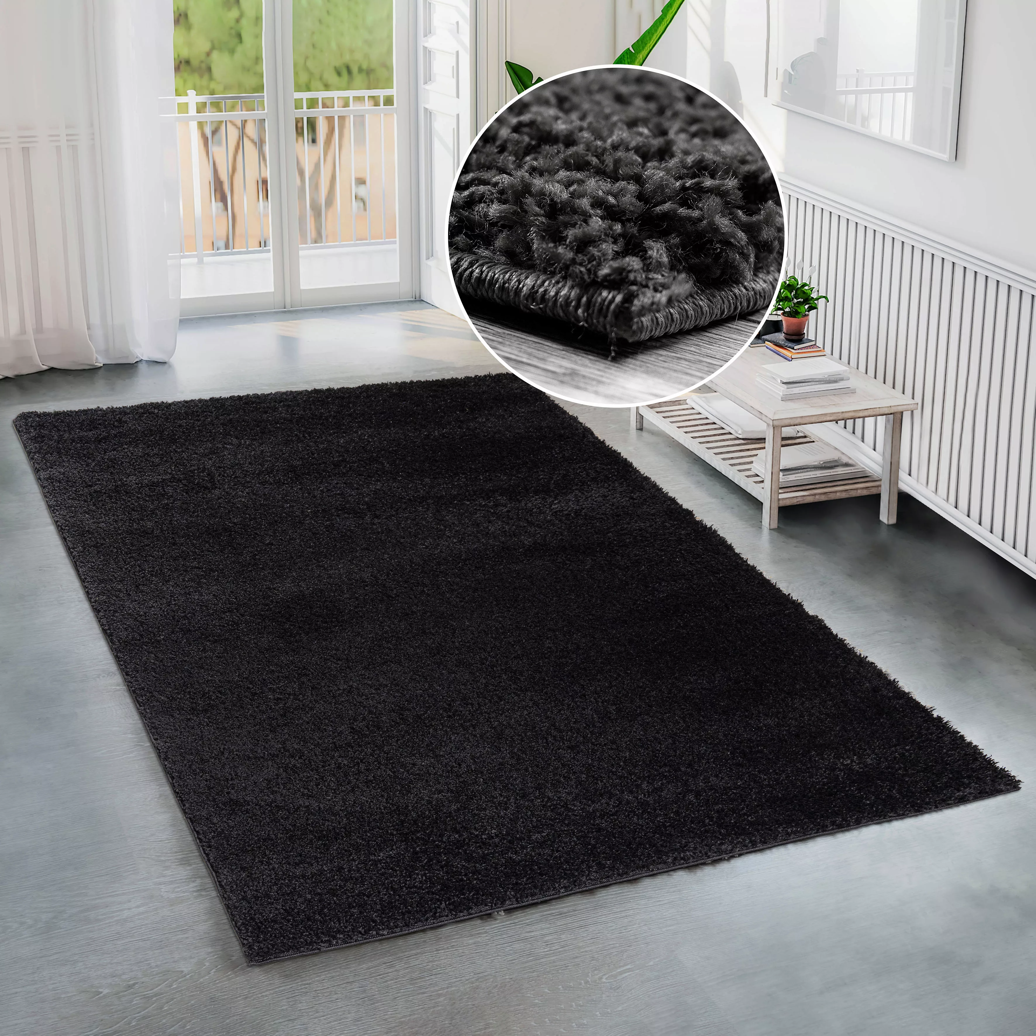 Bruno Banani Hochflor-Teppich »Shaggy Soft«, rechteckig, 30 mm Höhe, gewebt günstig online kaufen