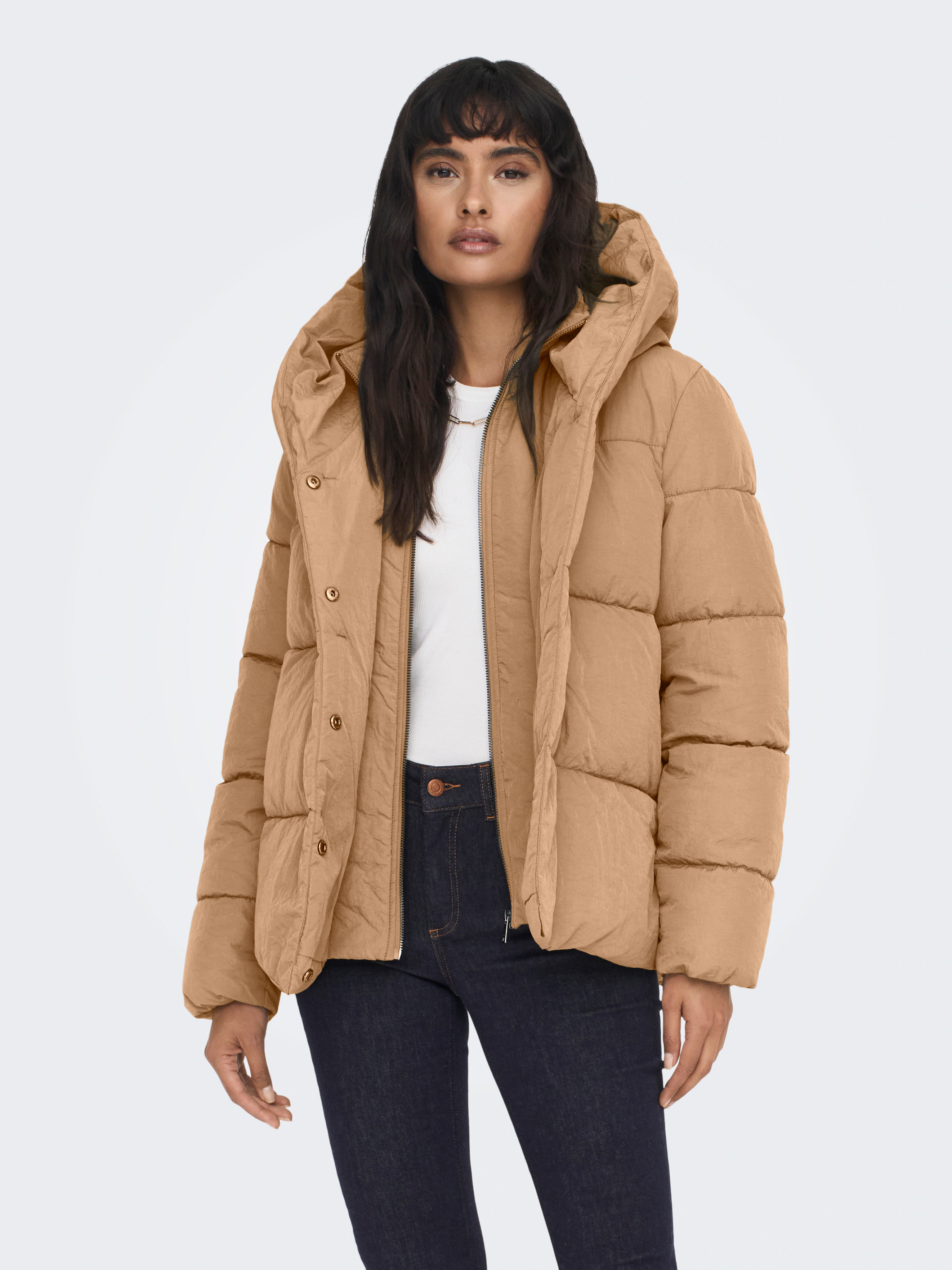 ONLY Steppjacke "ONLNEWSYDNEY SARA PUFFER JACKET CC OTW", mit Kapuze günstig online kaufen