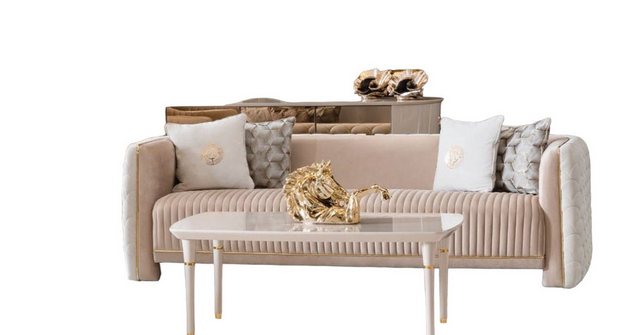 JVmoebel Sofa Dreisitzer Couch Polster Luxus Sofa Sitz Sofas Zimmer Möbel, günstig online kaufen