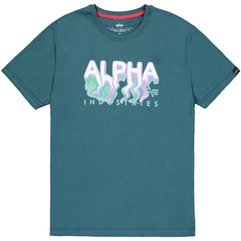 Alpha Industries  T-Shirts & Poloshirts Nebula T-Shirt - Force Green günstig online kaufen