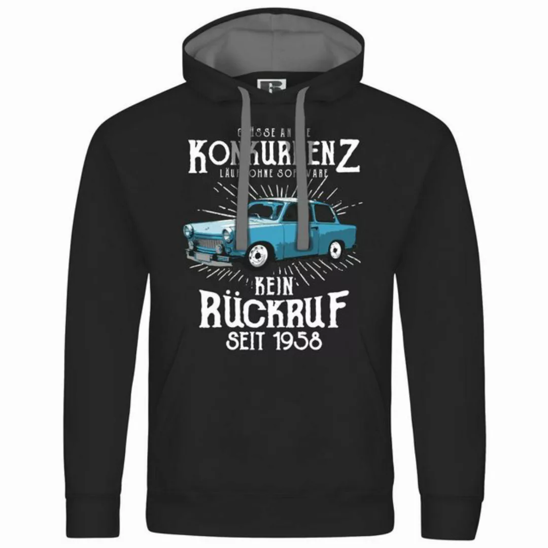 deinshirt Kapuzenpullover Herren Kapuzenpullover Grüße an die Konkurrenz Mi günstig online kaufen