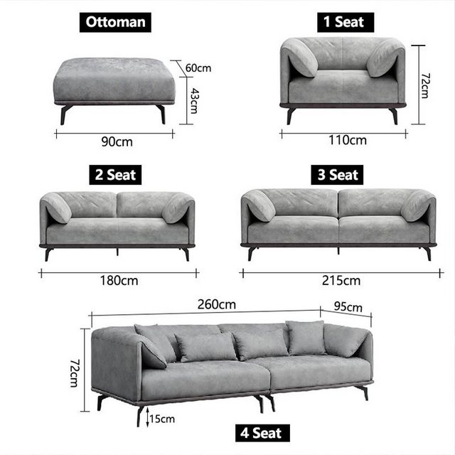 JVmoebel Sofa Bunte Sofagarnitur 3+2+1 Ledersofa Couch Wohnlandschaft Neu, günstig online kaufen