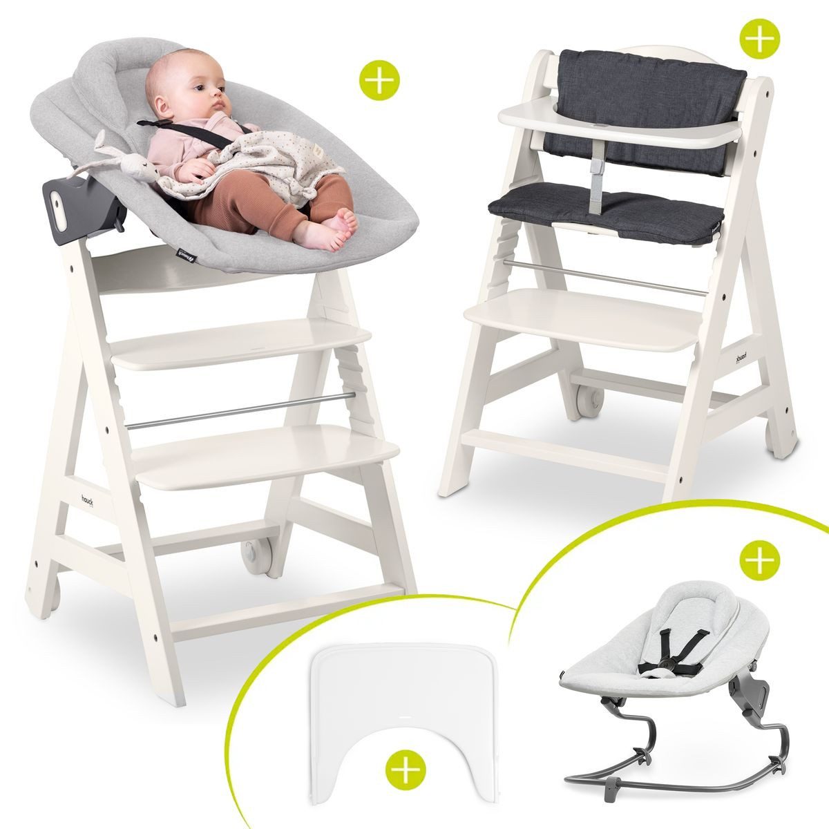 Hauck Hochstuhl Beta Plus White - günstig online kaufen