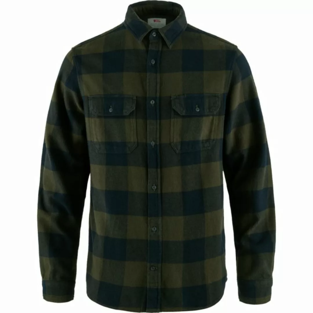 Fjällräven Langarmhemd Övik Heavy Flannel Shirt M DEEP FOREST DARK NAVY günstig online kaufen