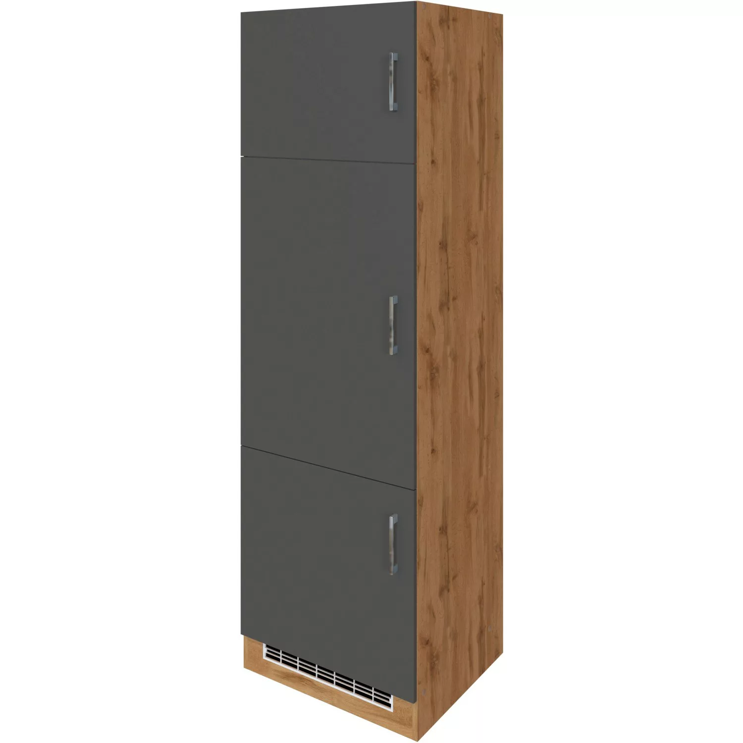 Held Möbel Kühlschrankumbau Sorrento B60x H200x T60 cm Nische Wotaneiche-Gr günstig online kaufen