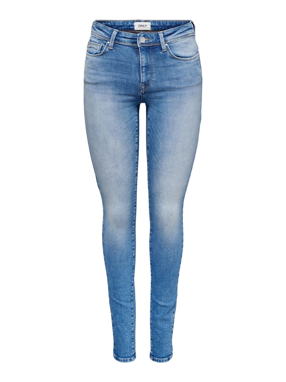 Only Damen Jeans ONLSHAPE LIFE REG SK DNM REA768 - Skinny Fit - Blau - Ligh günstig online kaufen