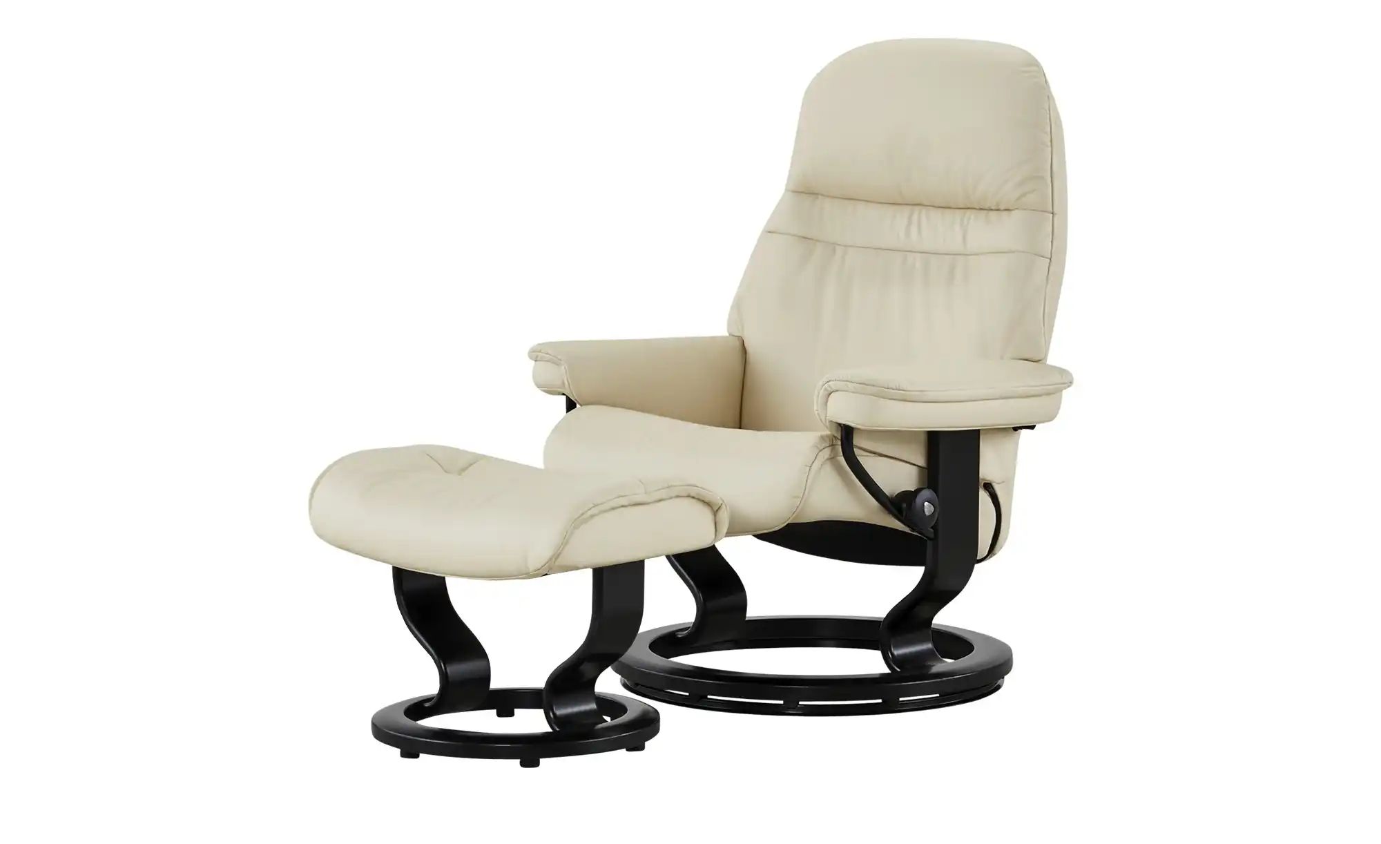 Stressless Relaxsessel mit Hocker Leder Sunrise L ¦ creme ¦ Maße (cm): B: 8 günstig online kaufen