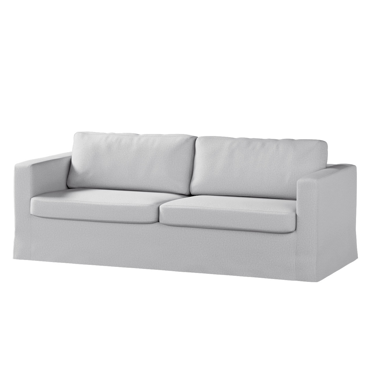 Bezug für Karlstad 3-Sitzer Sofa nicht ausklappbar, lang, szary, Bezug für günstig online kaufen