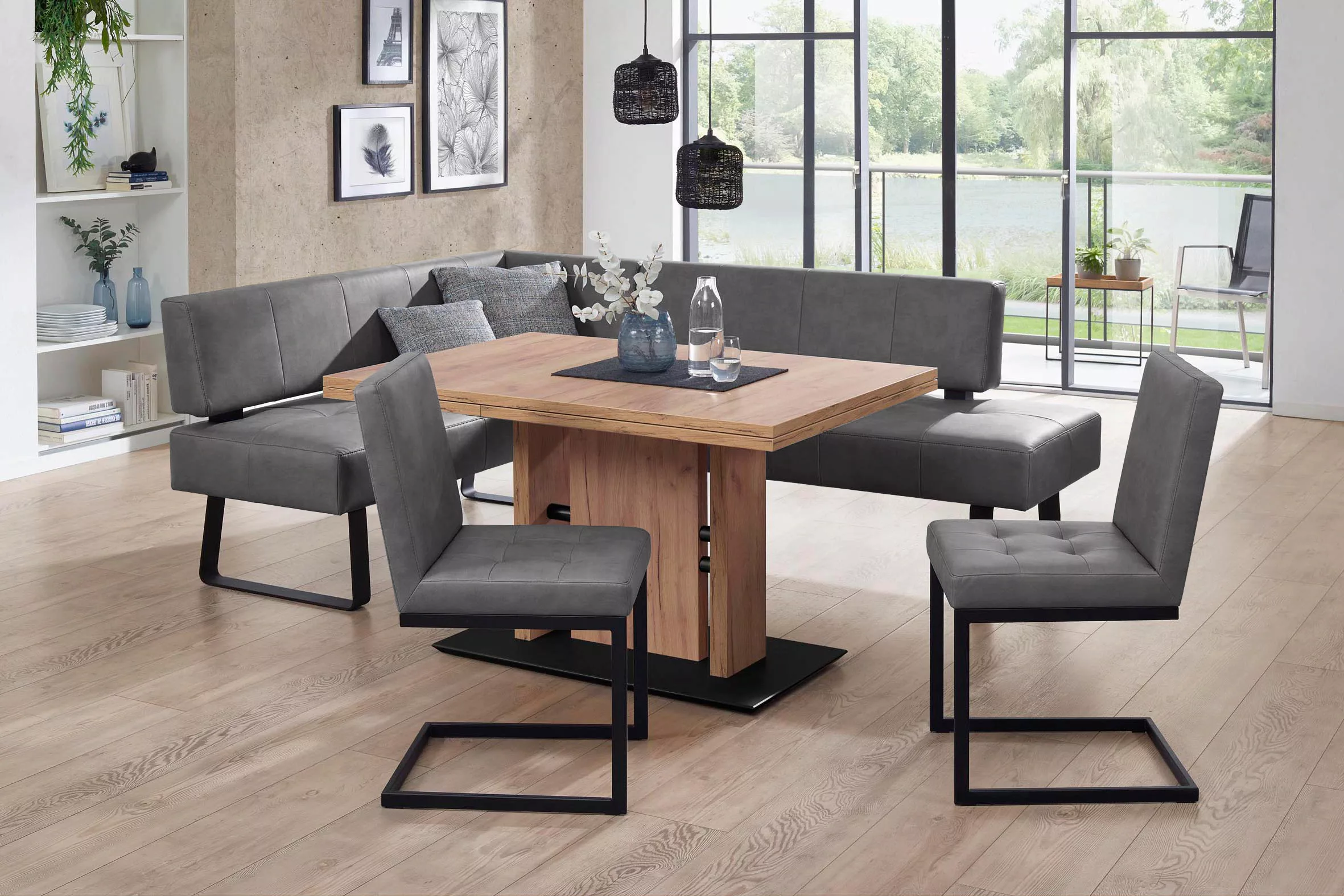 K+W Komfort & Wohnen Essgruppe "Spider II", (4 tlg.), langer Schenkel wahwe günstig online kaufen