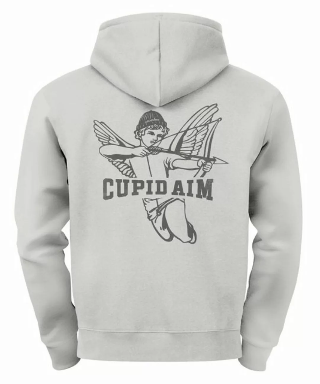 Neverless Hoodie Hoodie Herren Print Engel Aufdruck Schriftzug Cupid Aim Am günstig online kaufen