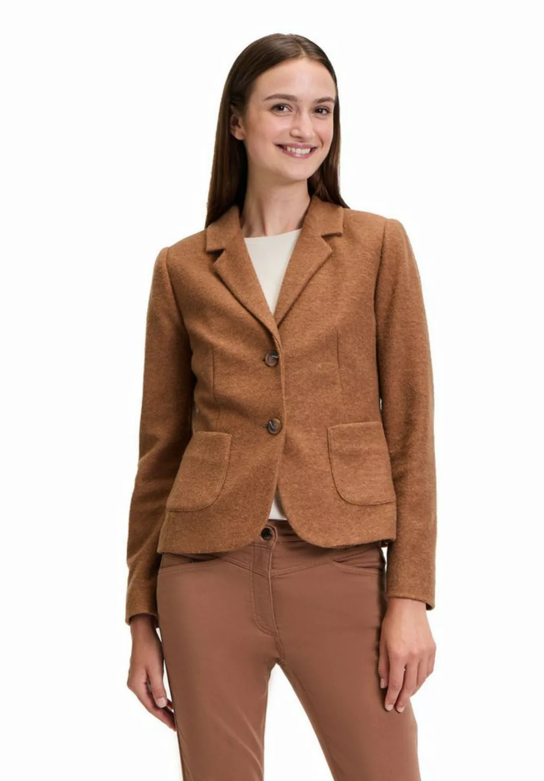 Betty Barclay Kurzblazer "Betty Barclay Wollblazer mit aufgesetzten Taschen günstig online kaufen