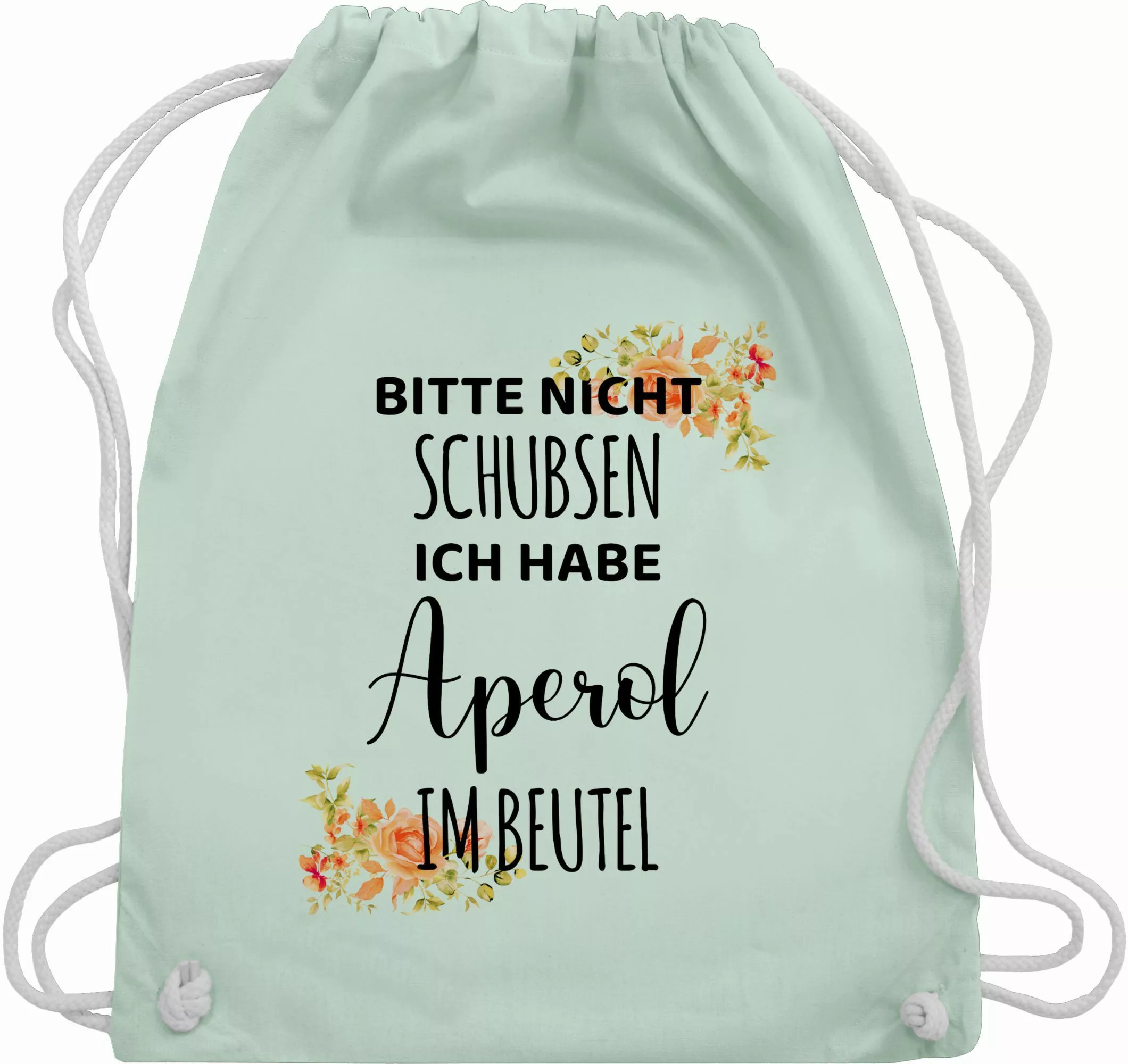 Shirtracer Turnbeutel Bitte nicht schubsen ich günstig online kaufen