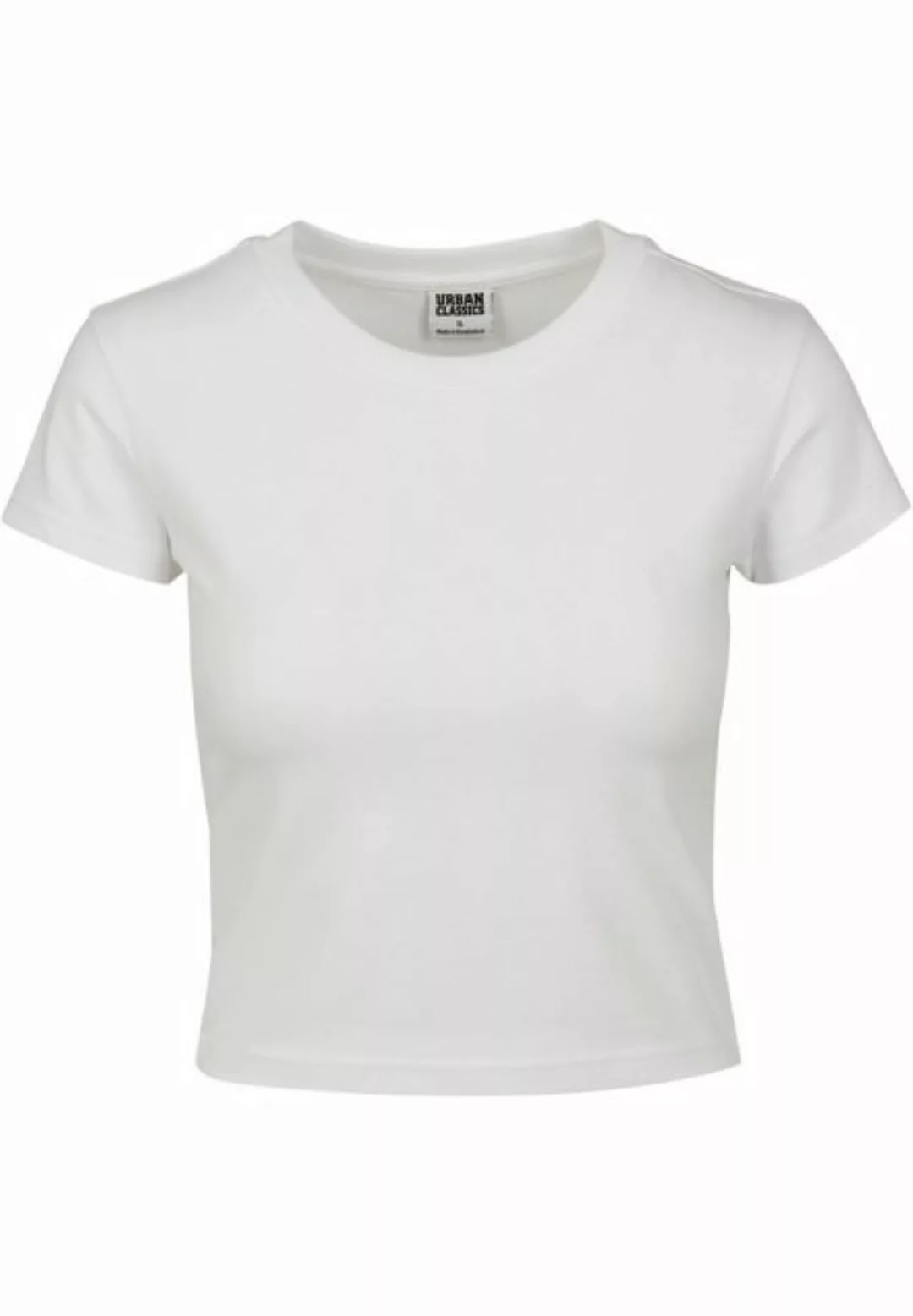 URBAN CLASSICS T-Shirt Urban Classics Damen Ladies Stretch Jersey Cropped T günstig online kaufen