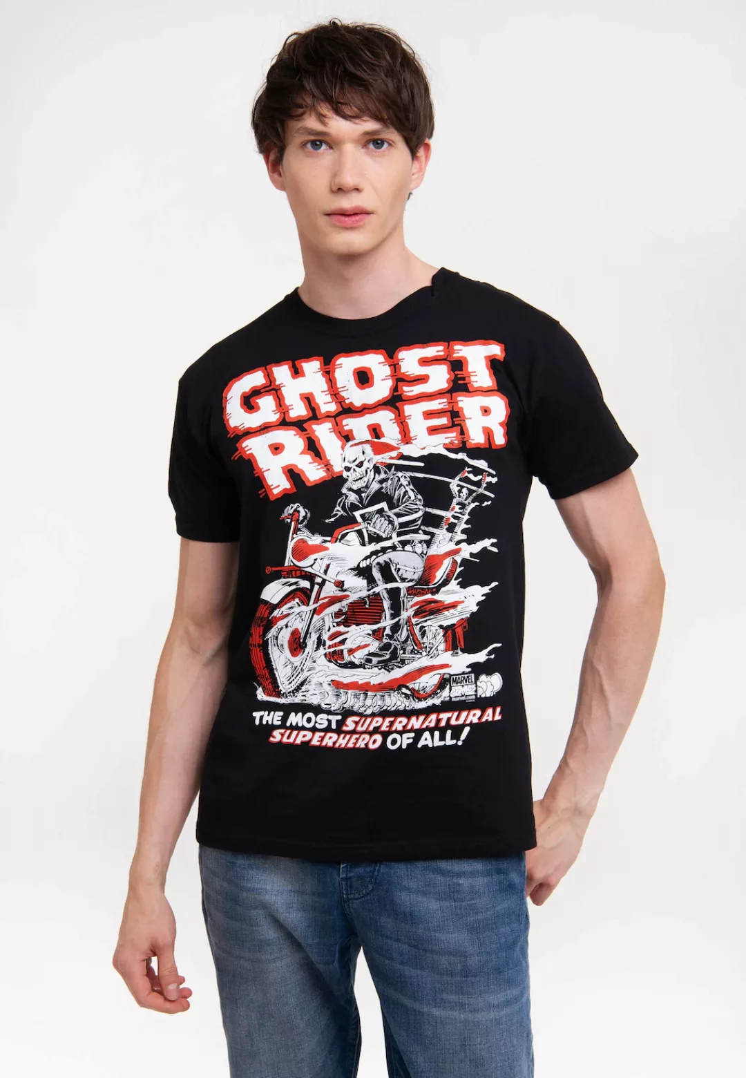 LOGOSHIRT T-Shirt "Marvel Comics - Ghost Rider", mit lizenziertem Print günstig online kaufen