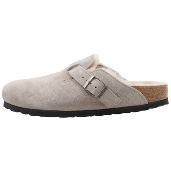 Birkenstock  Clogs Boston Shearling LEVE Taupe LAF günstig online kaufen