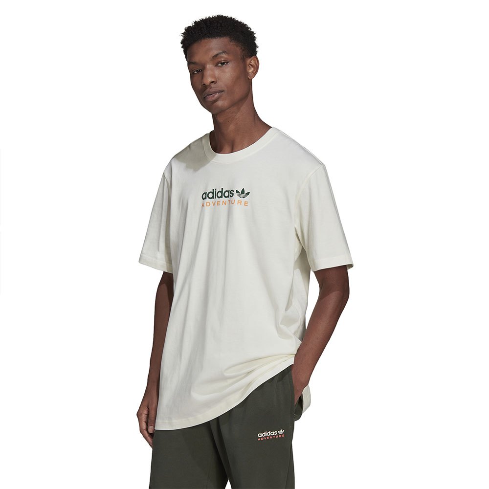 Adidas Originals Adventure Mtn Kurzärmeliges T-shirt M Off White günstig online kaufen