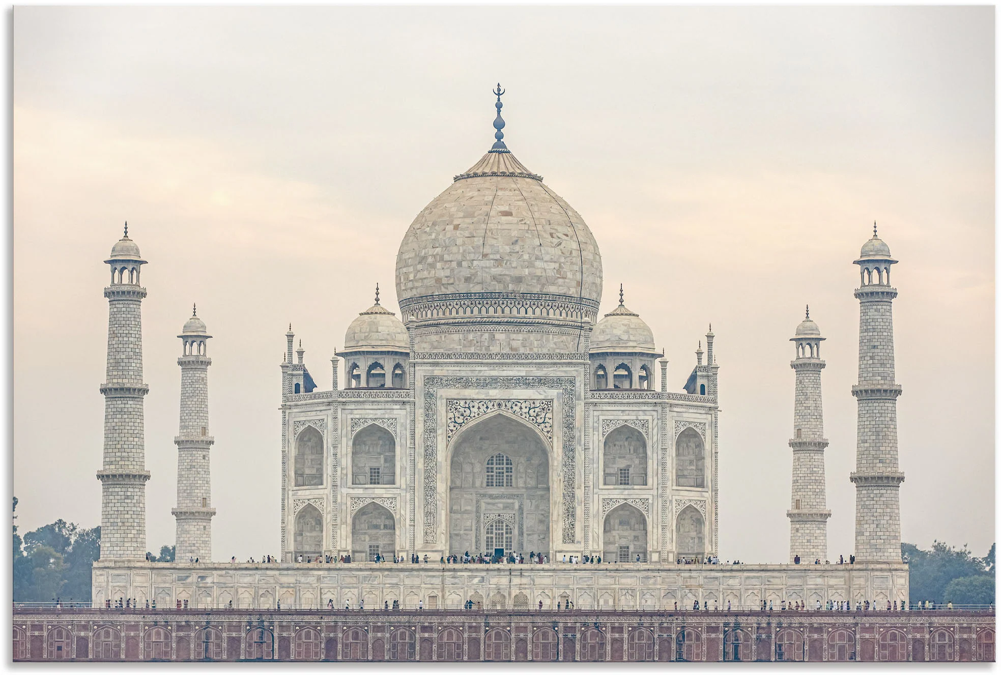 Artland Wandbild "Taj Mahal", Gebäude, (1 St.), als Alubild, Outdoorbild, P günstig online kaufen