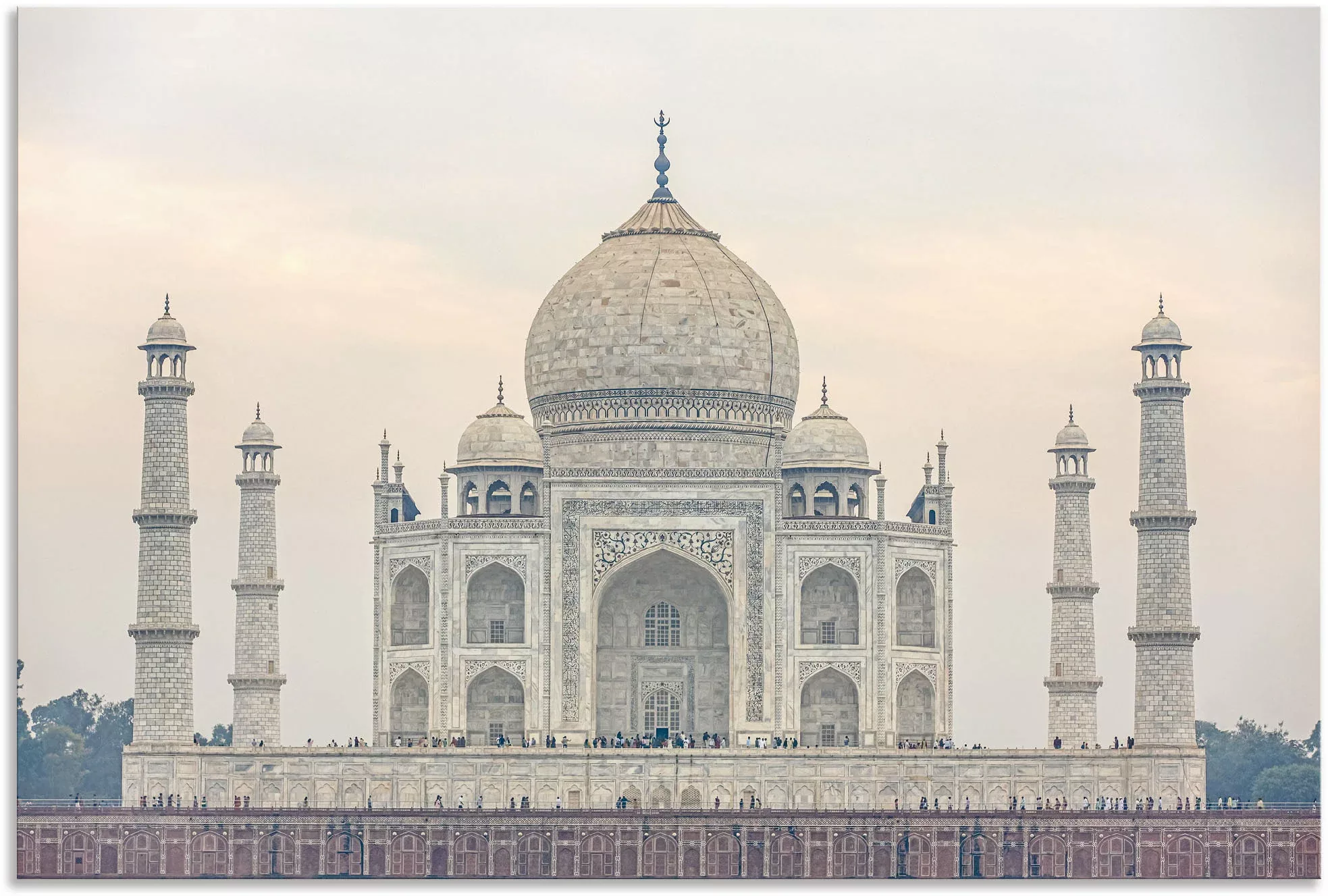 Artland Wandbild »Taj Mahal«, Gebäude, (1 St.), als Alubild, Outdoorbild, P günstig online kaufen