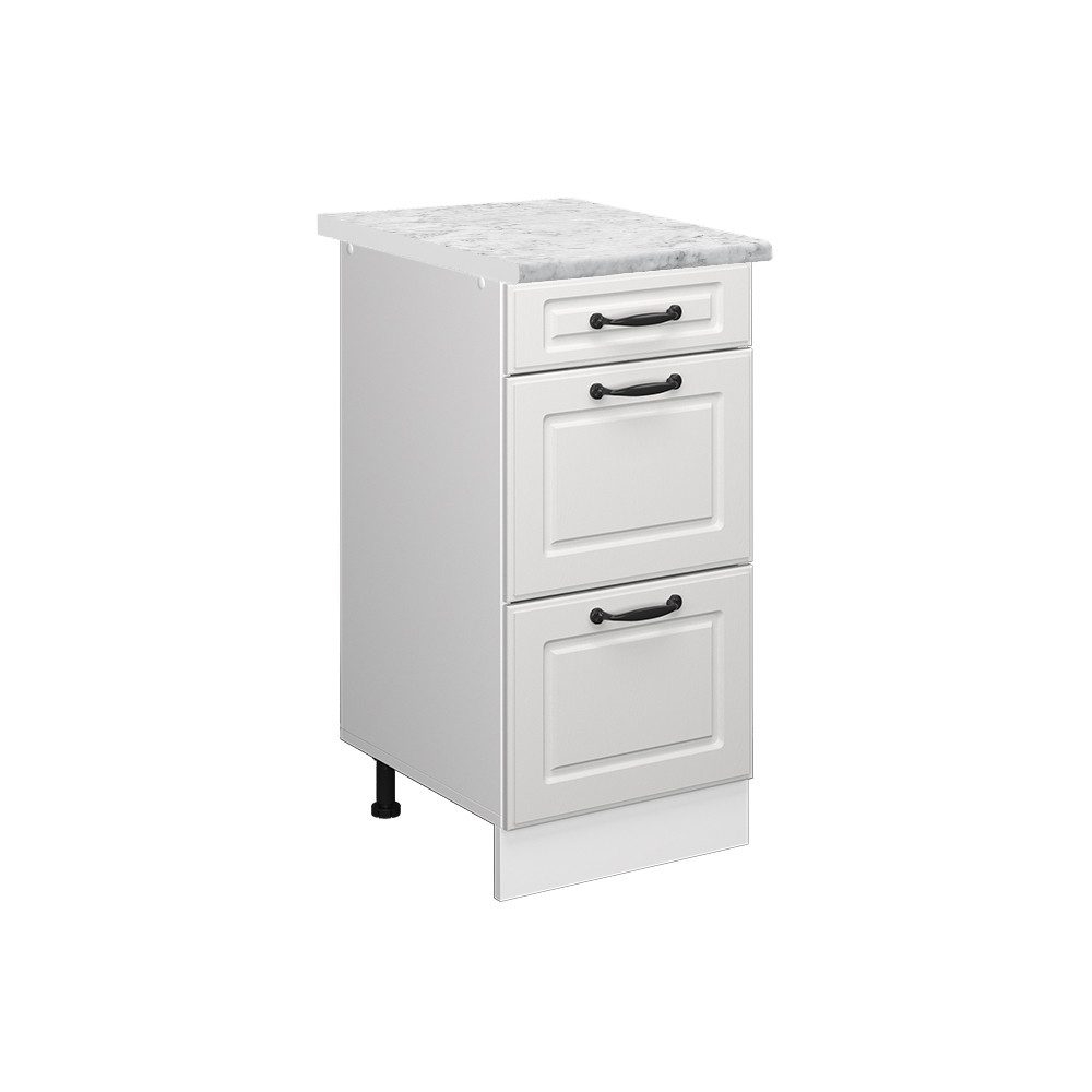 Vicco Unterschrank R-Line, Weiß Landhaus/Weiß, 40 günstig online kaufen